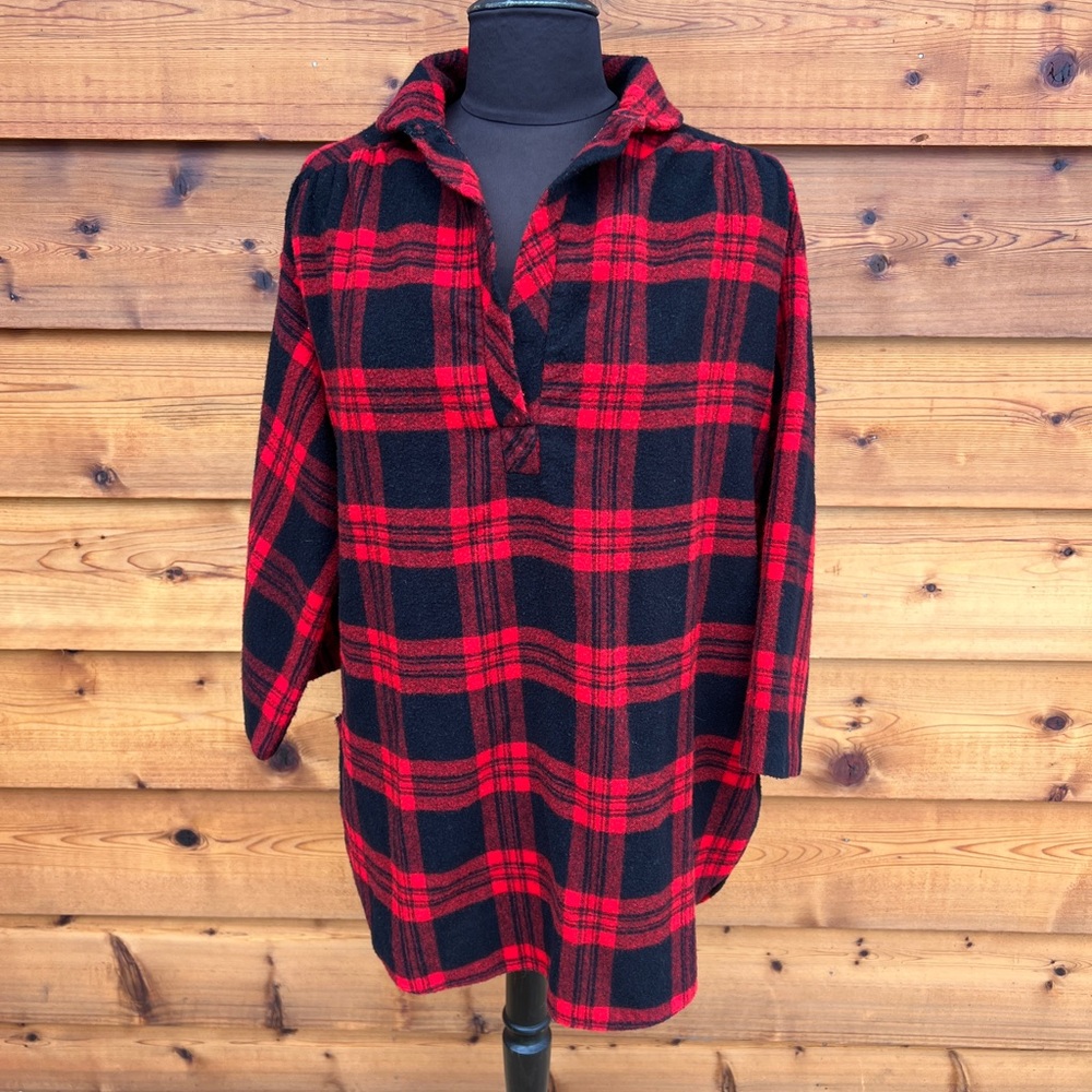 Vintage JCPenney Red and Black Plaid Loungewear